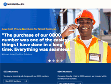 Tablet Screenshot of numbersales.com